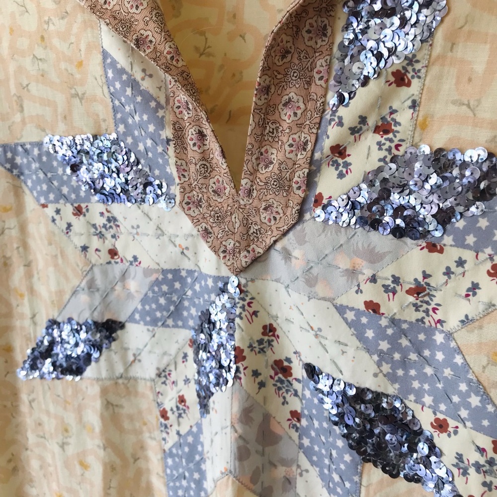 Coach X Keith Haring Sequin Patchwork Floral Sund… - image 5